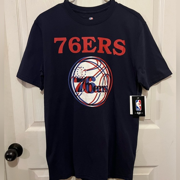 Philadelphia 76ers Shirt Men's Medium Embiid 76ers NWT - Picture 1 of 4